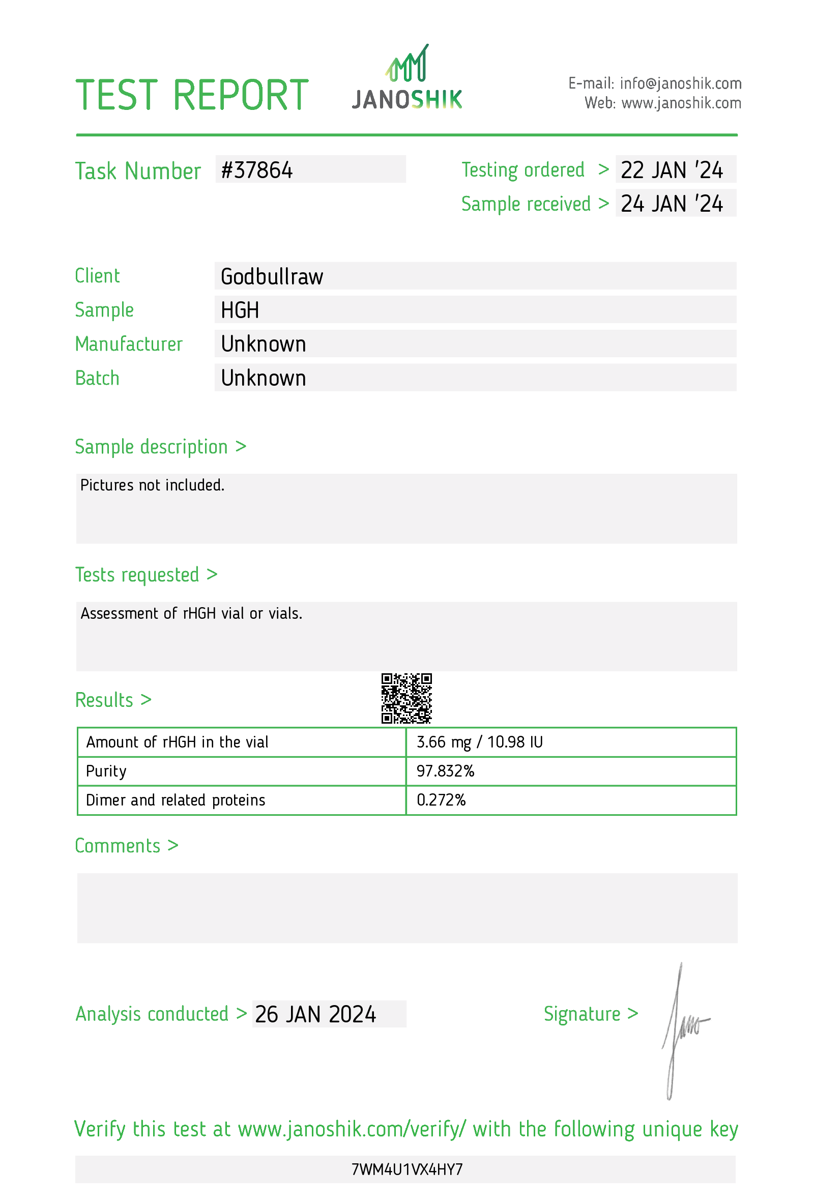 Certificate scan