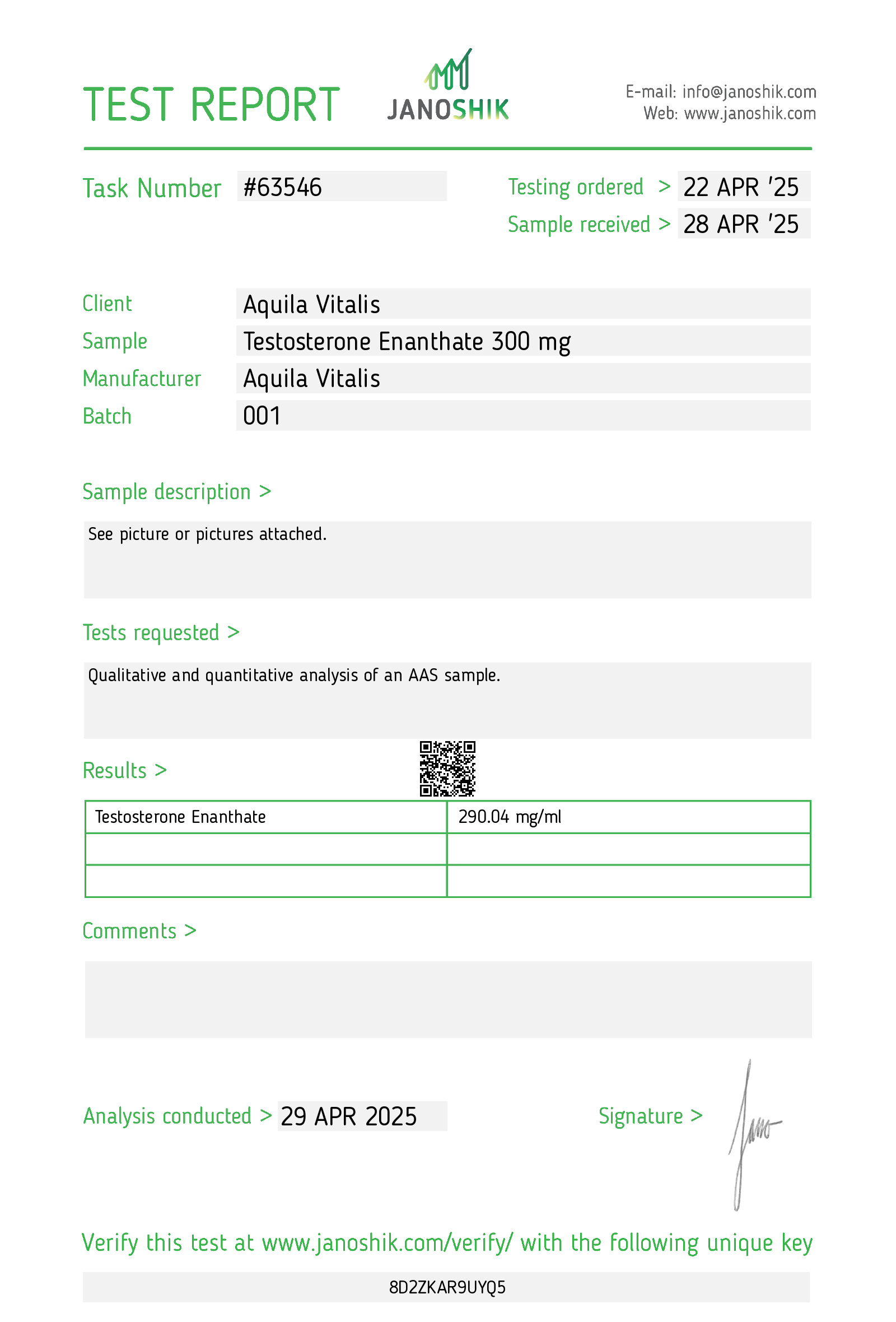 Certificate scan
