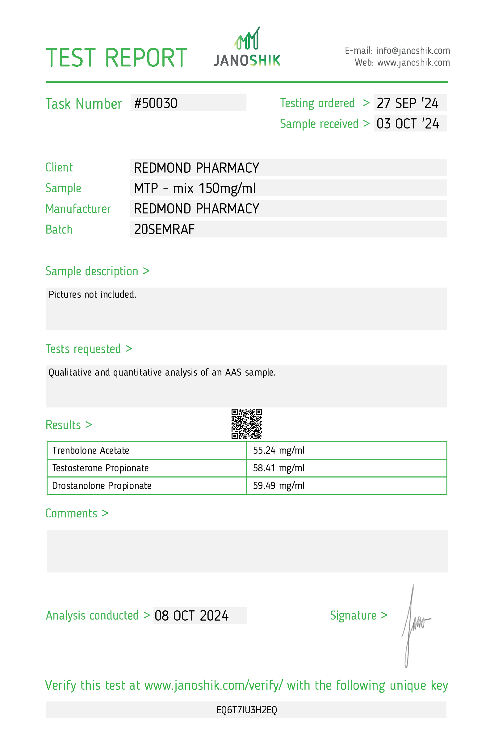 Certificate scan