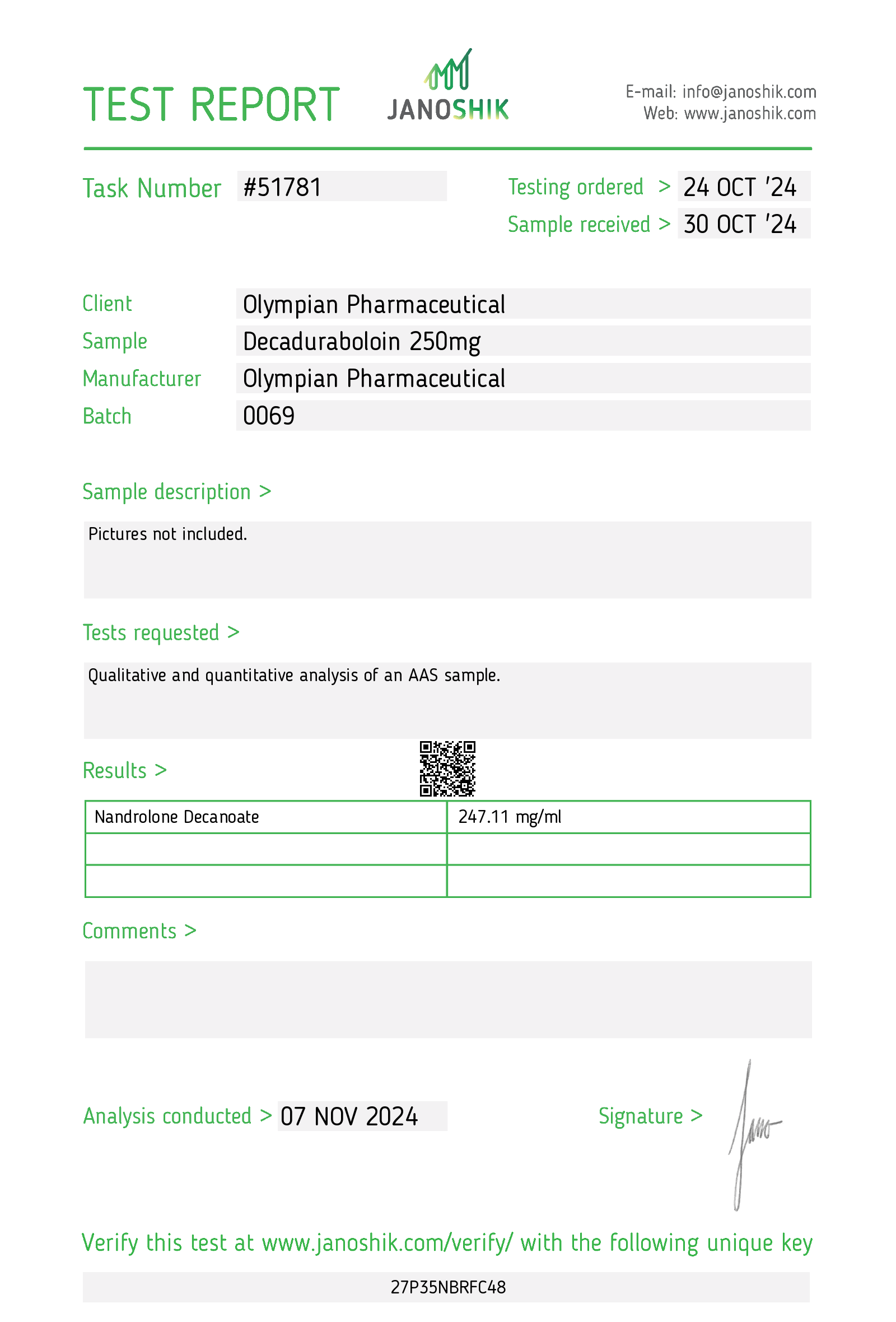 Certificate scan