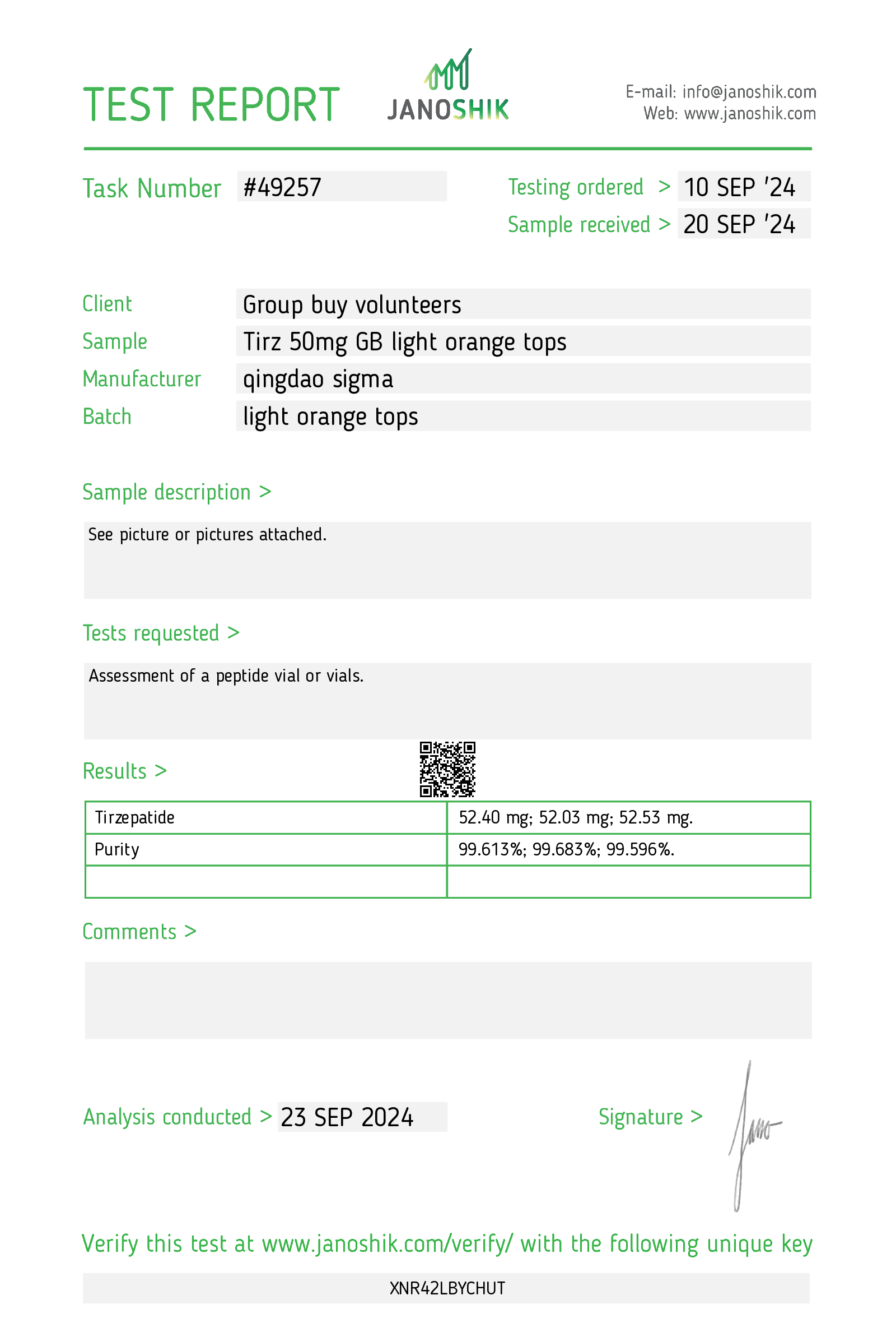 Certificate scan