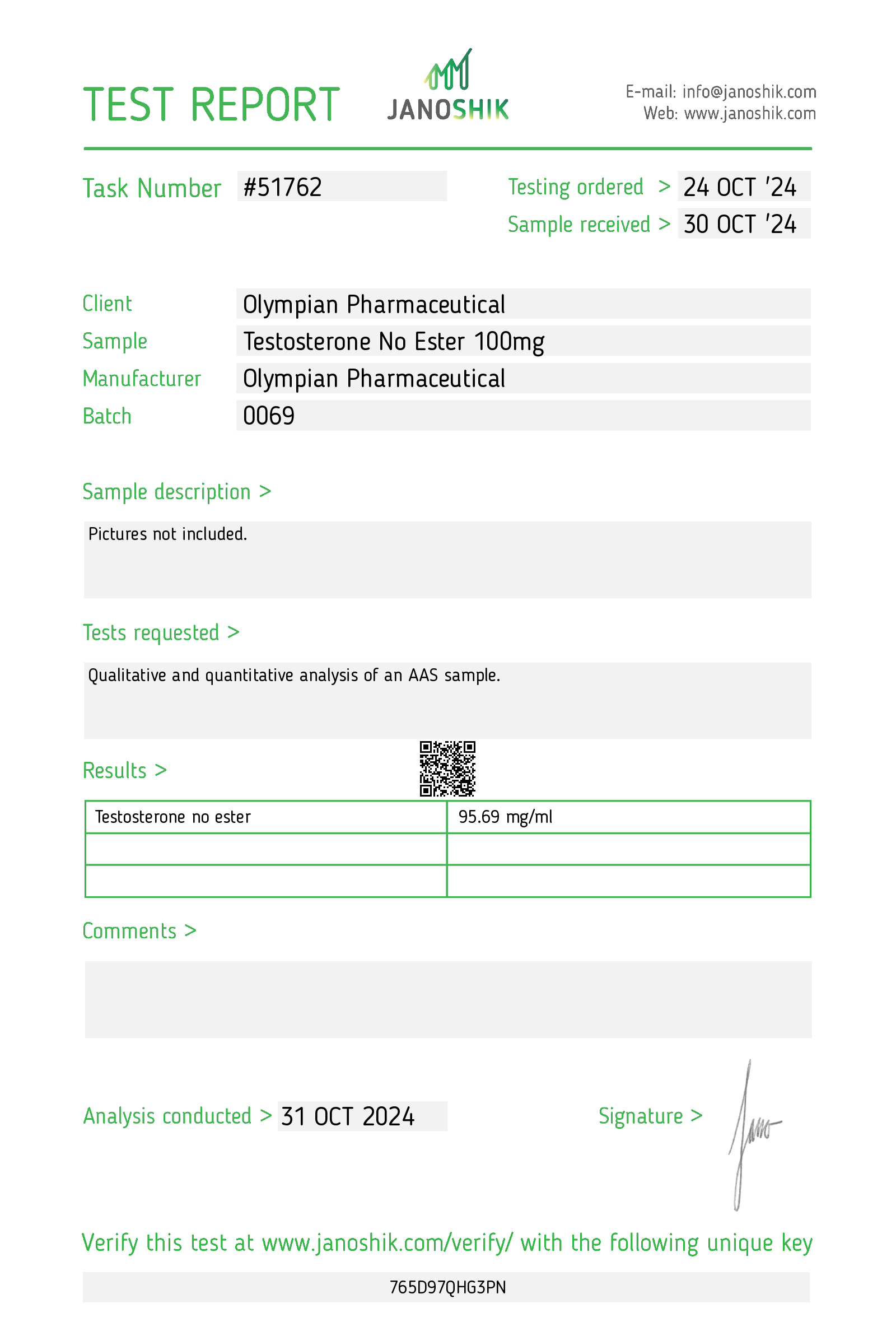 Certificate scan