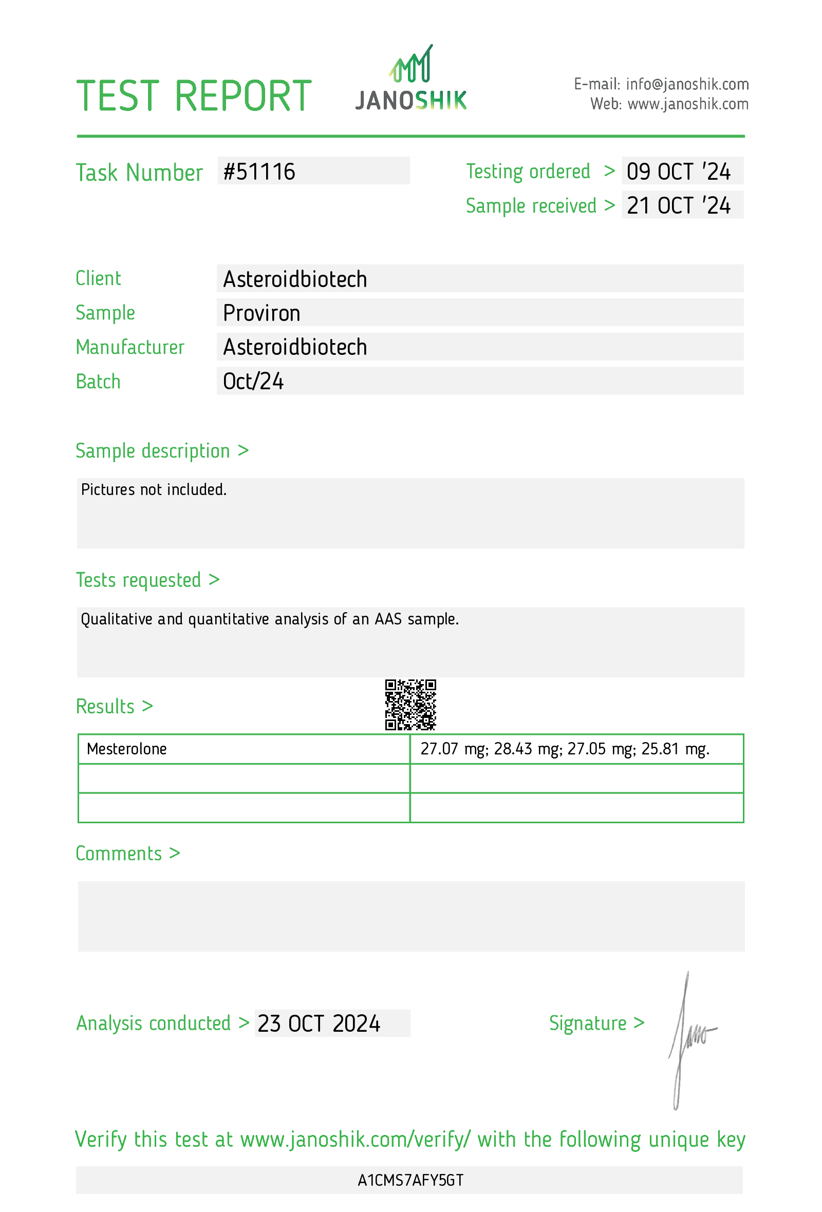 Certificate scan