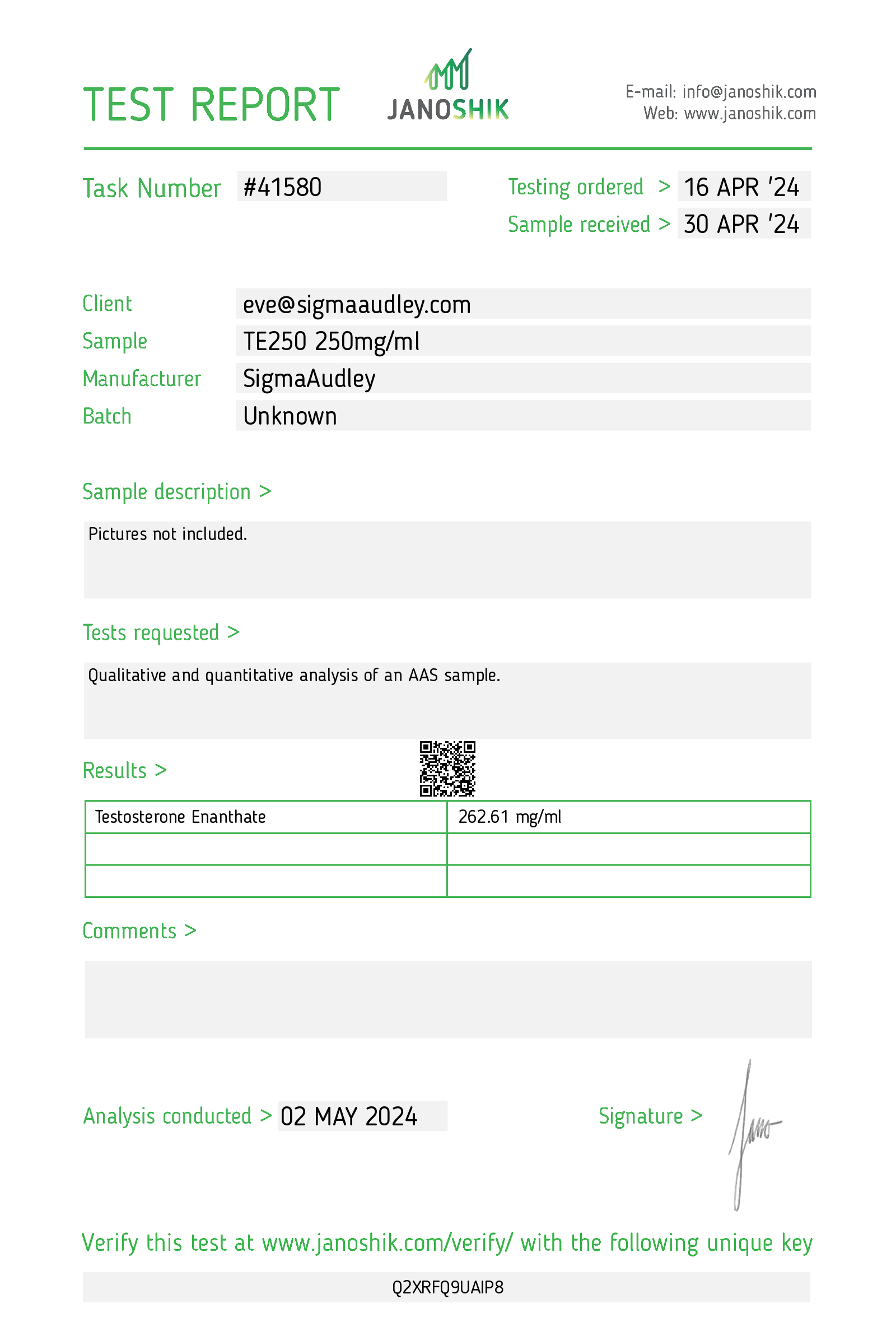 Certificate scan