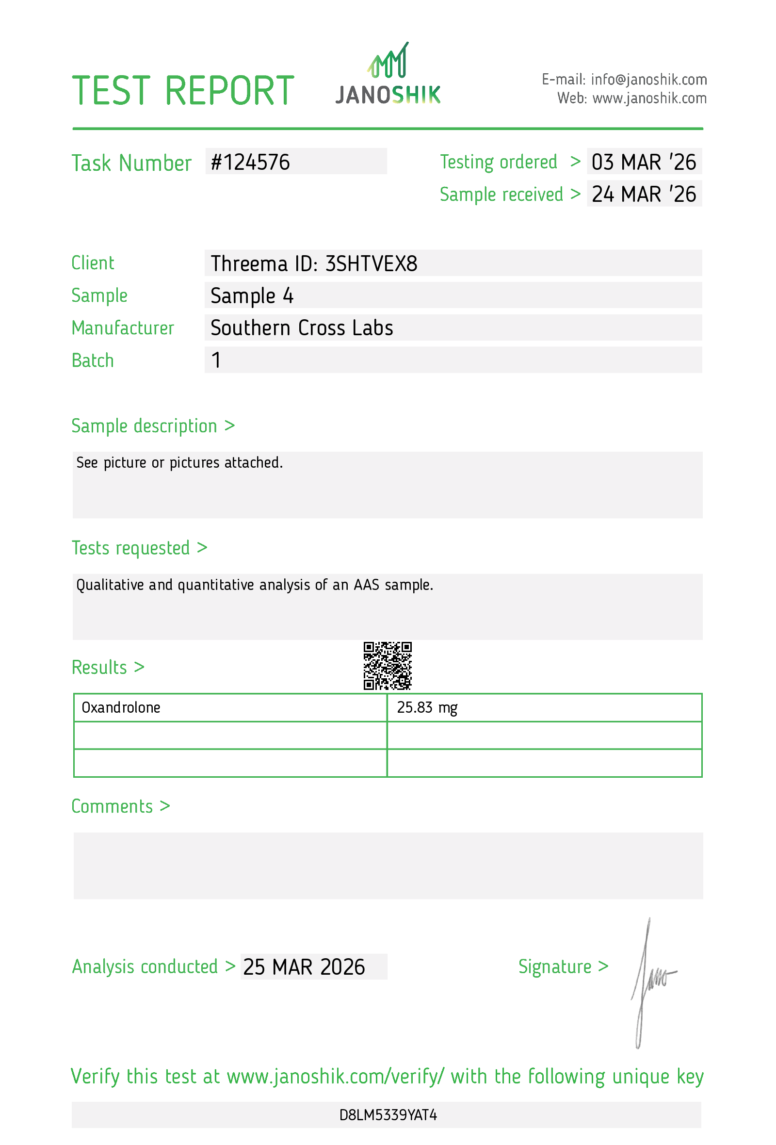 Certificate scan