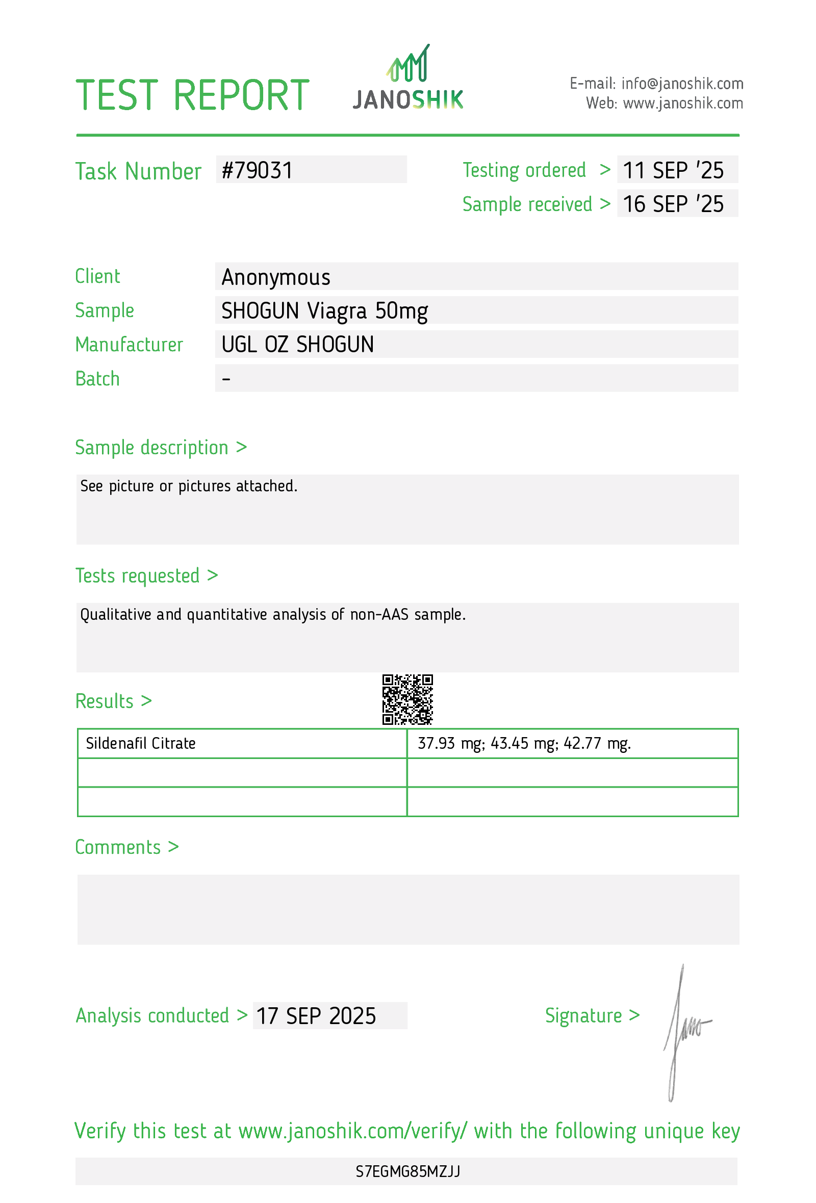 Certificate scan